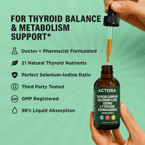 Actora Thyroid Support Drops Cold