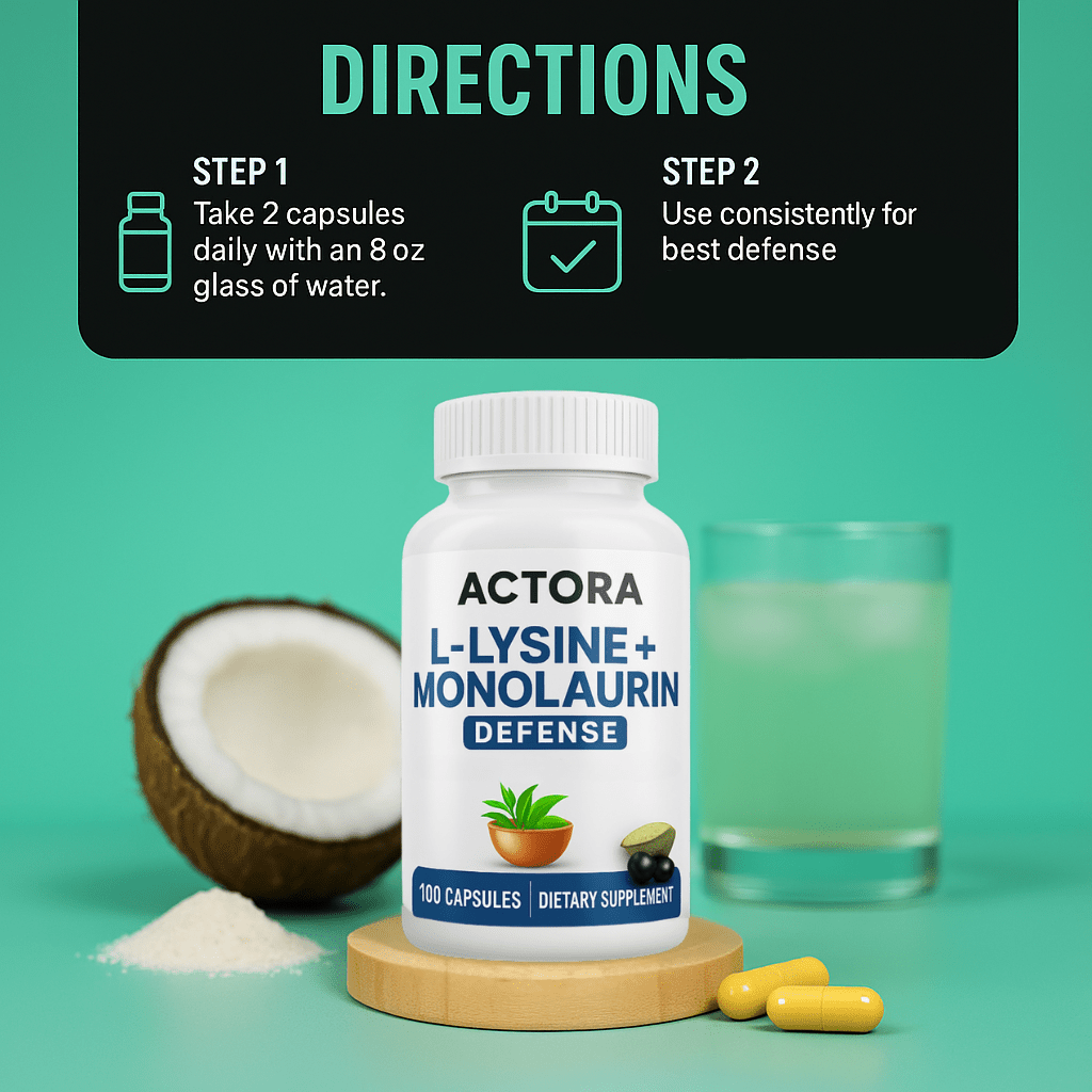 Actora Lysine + Monolaurin