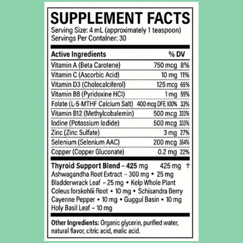 Actora Thyroid Support Drops Cold